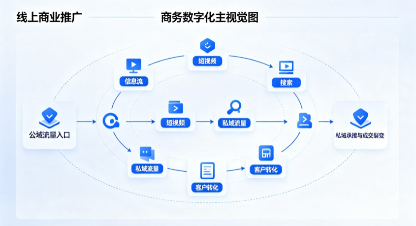 青白江区线上商业推广怎么做？全域流量闭环搭建与低成本转化实战指南